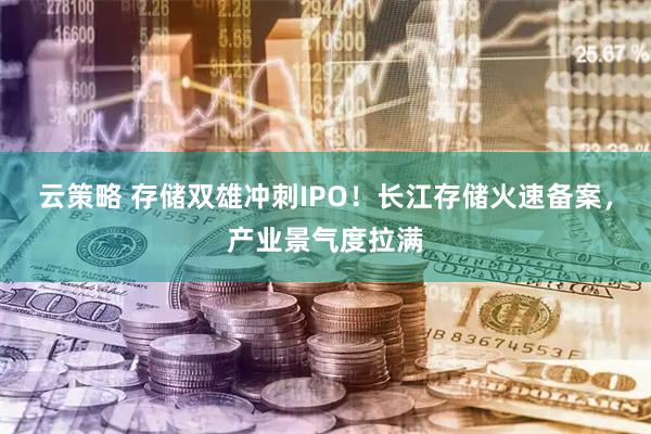 云策略 存储双雄冲刺IPO！长江存储火速备案，产业景气度拉满