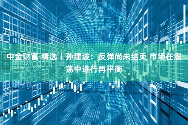 中金财富 精选丨孙建波：反弹尚未结束 市场在震荡中进行再平衡